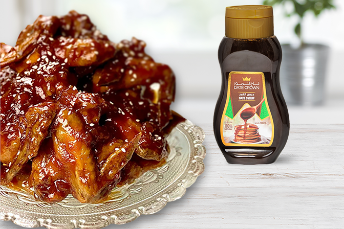 Chicken Wings with Date Bbq Sauce