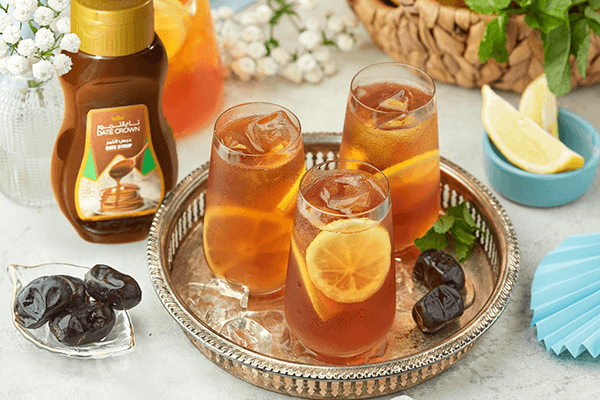 Iced Tea with Date Syrup