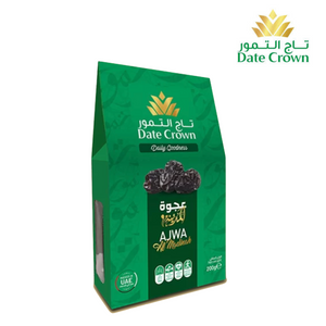 Date Crown Ajwa Dates 200g – Premium Saudi Dates | 100% Natural, No Added Sugar