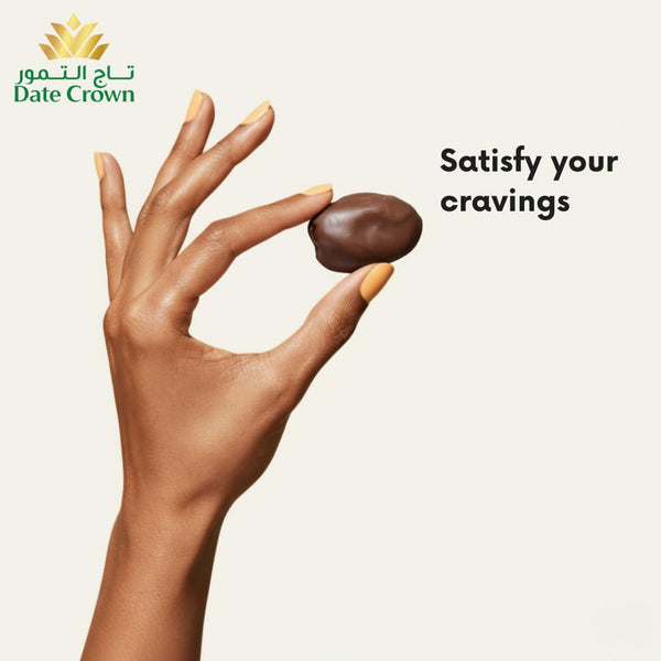 Date Crown Chocolate Dates – 250g Mixed Dark & Milk Chocolate Covered Delight