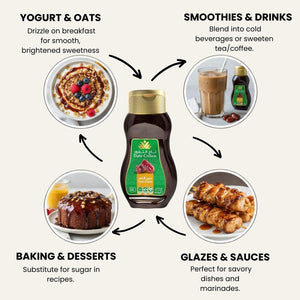Dates Crown Date Syrup 400g – Sugar Free Syrup from Organic Dates | 100% Natural