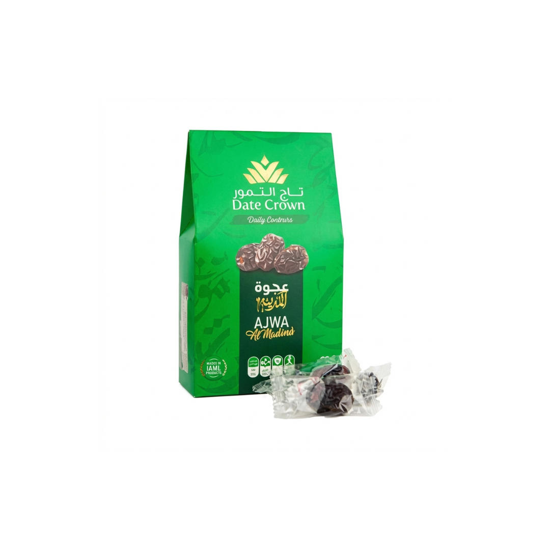 Date Crown Ajwa dates 200g premium Saudi Arabia natural dates no added sugar