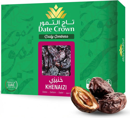 Date Crown Khenaizi Dates 1Kg – Premium UAE Dates | 100% Natural