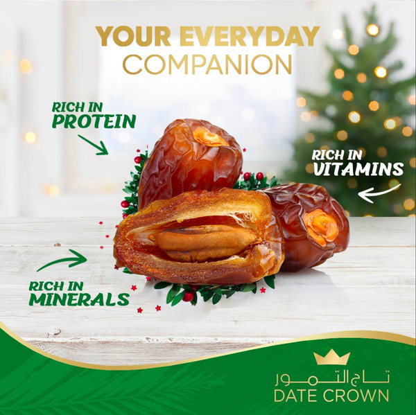 Date Crown Khenaizi Dates 500g – Premium UAE Dates | 100% Natural