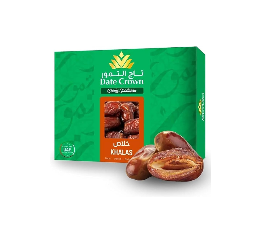 Date Crown Khalas Dates 1Kg – Premium UAE Dates | 100% Natural