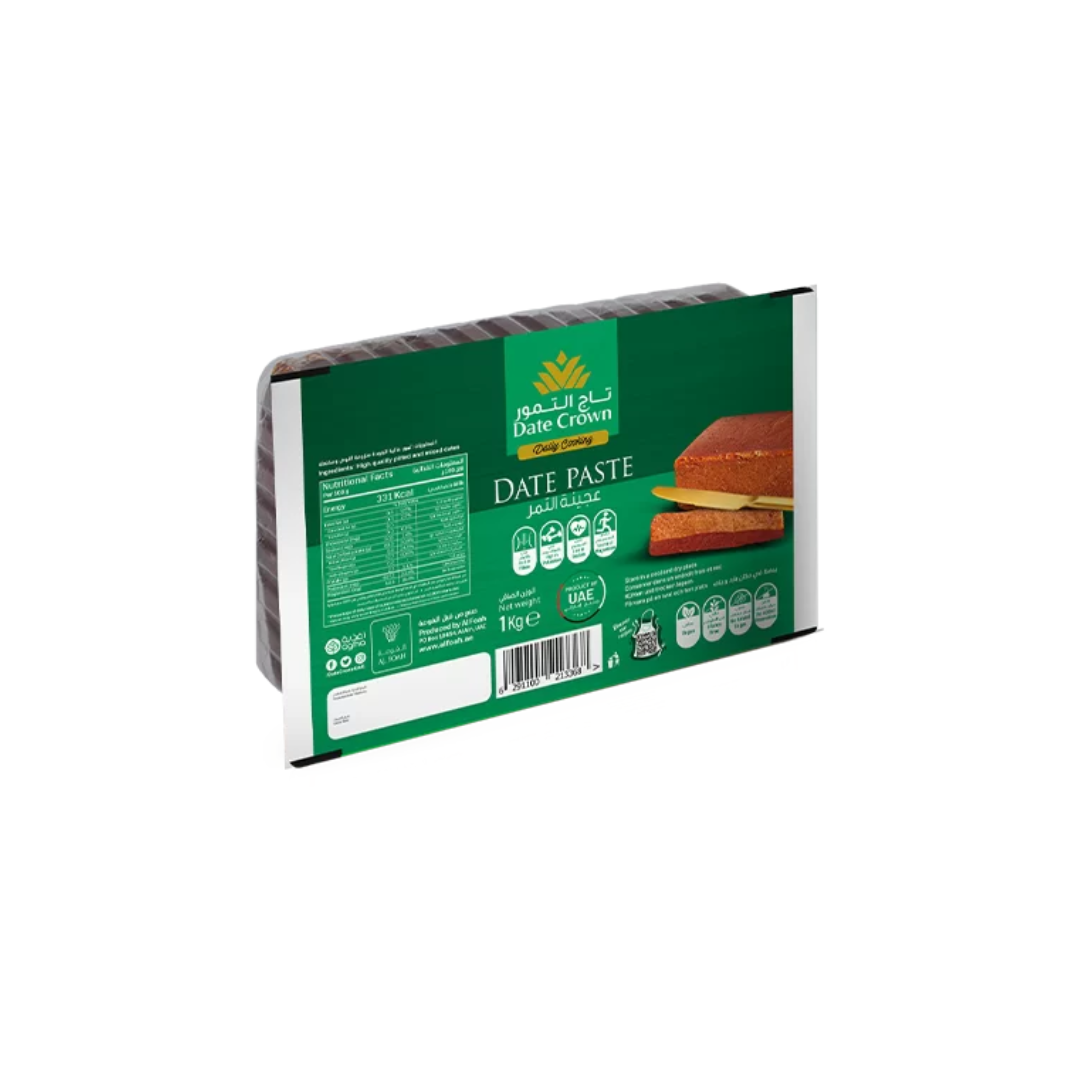 Dates Crown Date Paste 1kg – Sugar Free Paste from Organic Dates | 100% Natural,