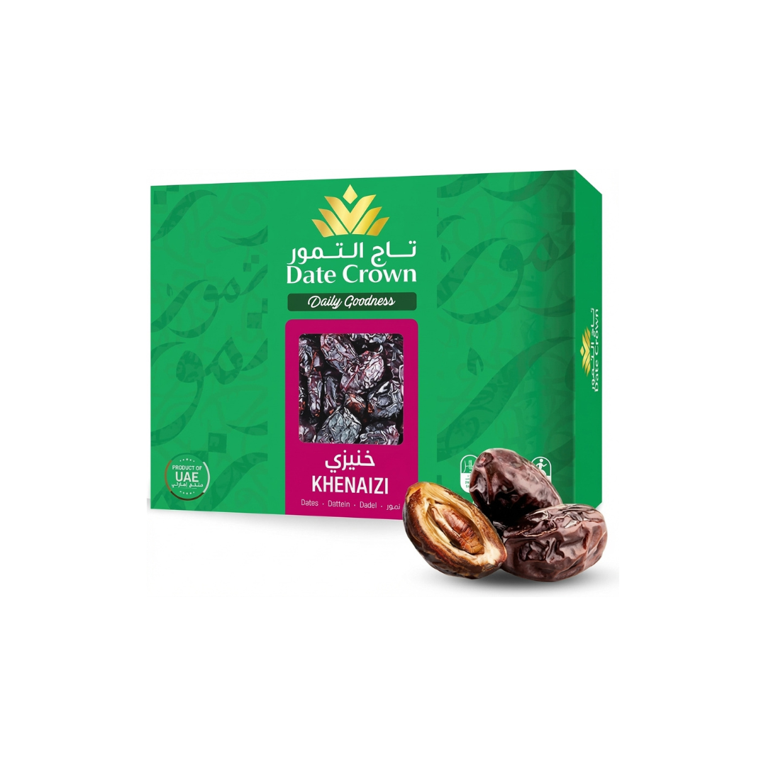 Date Crown Khenaizi Dates 1Kg – Premium UAE Dates | 100% Natural